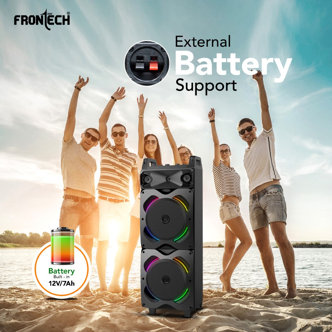 Frontech 140W Bluetooth Trolley Speaker (SW-0203) Frontech 140W Bluetooth Trolley Speaker (SW-0203)